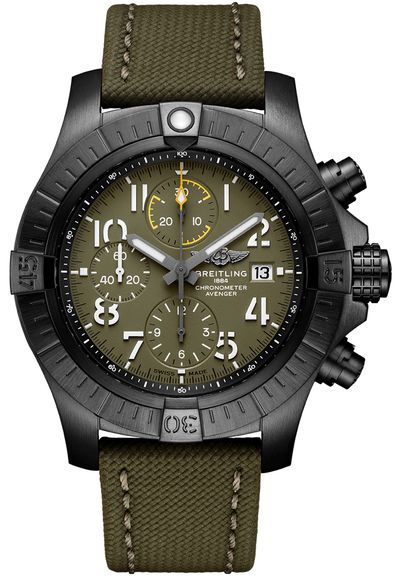 Breitling Avenger Chronograph Night Mission Green 45mm