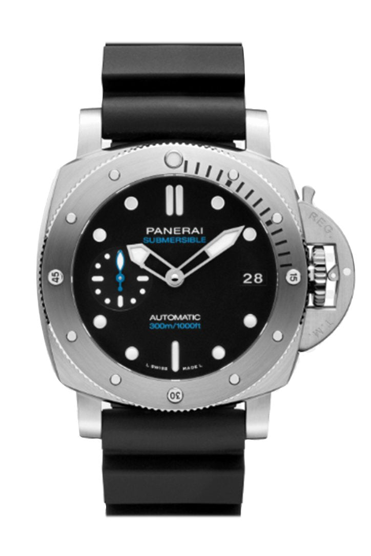 Panerai Submersible Automatic Black Dial Men's Watch PAM00973