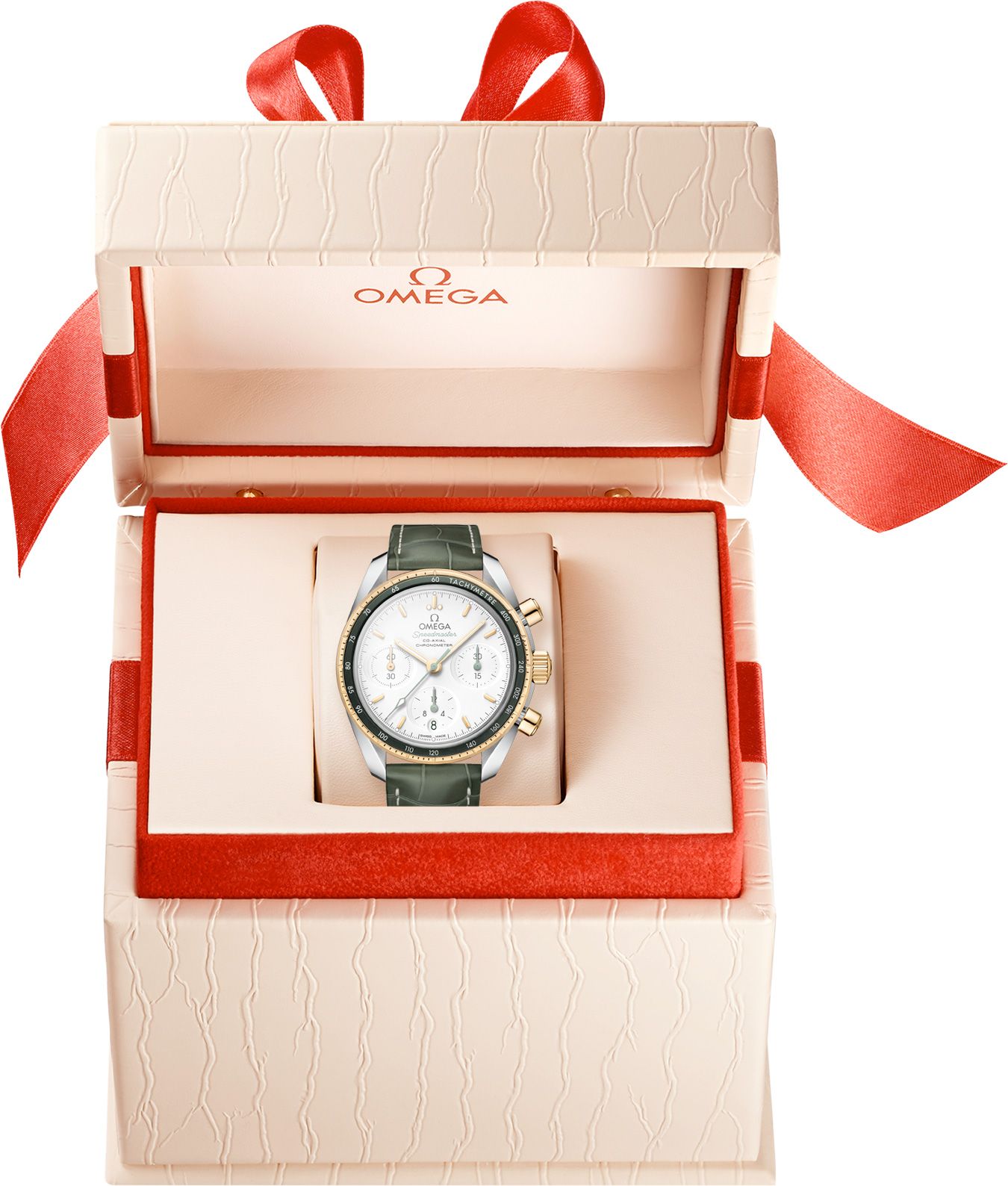 2025 Omega 324.23.38.50.02.001 Speedmaster 38 mm Steel Yellow Gold on Strap