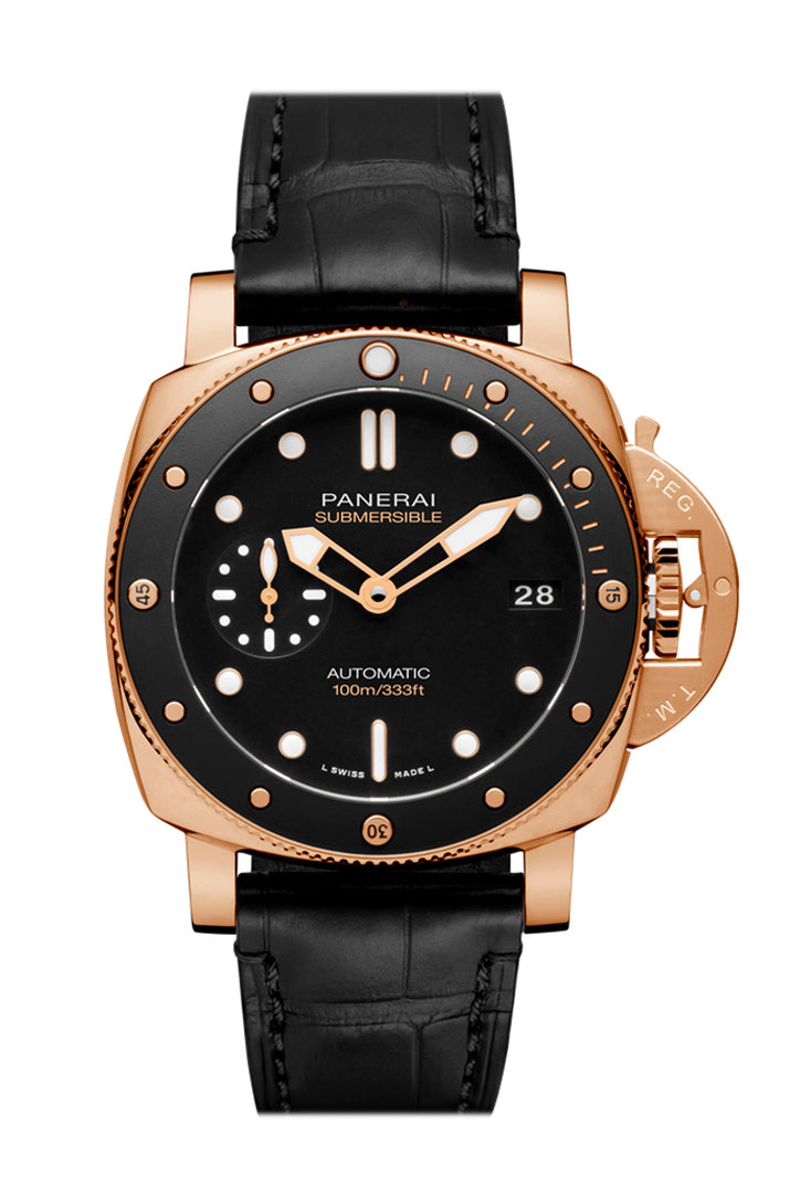 Panerai Submersible Automatic Black Dial Men's Watch PAM00974