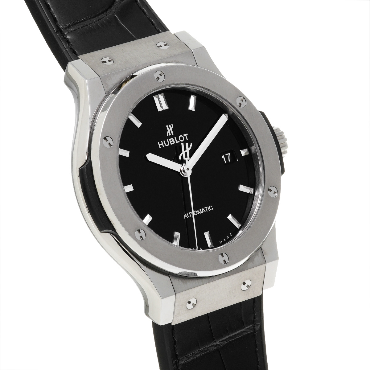 Hublot Classic Fusion Automatic Black Dial Titanium Men's Watch 542.NX.1171.LR