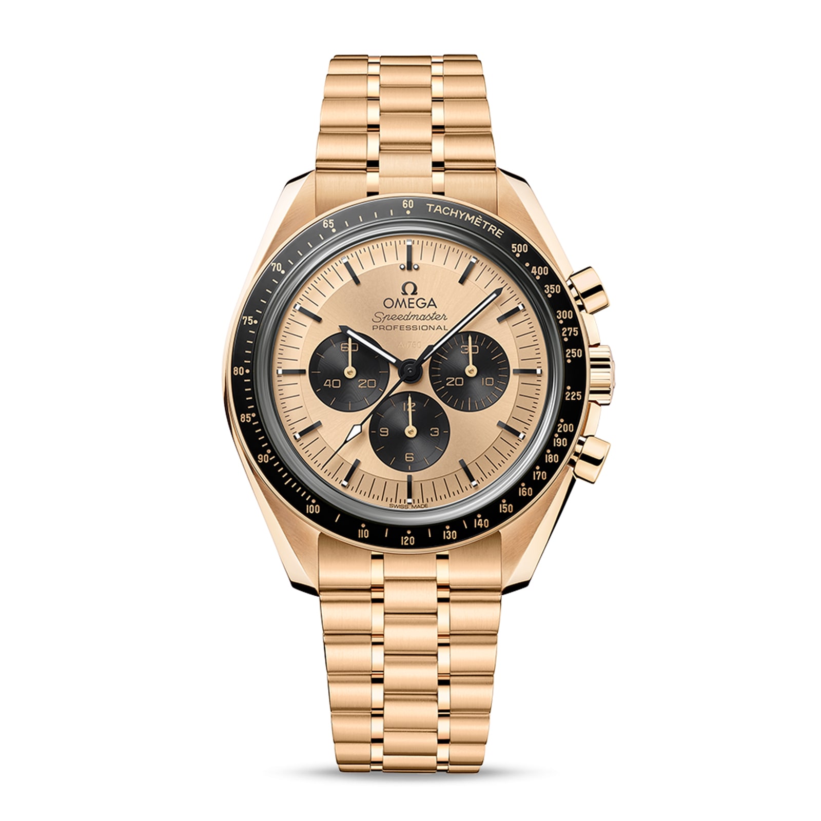 Omega Speedmaster Moonwatch Professional Co-Axial Master Chronometer Chronograph 42mm Mens Watch Gold-P17331955