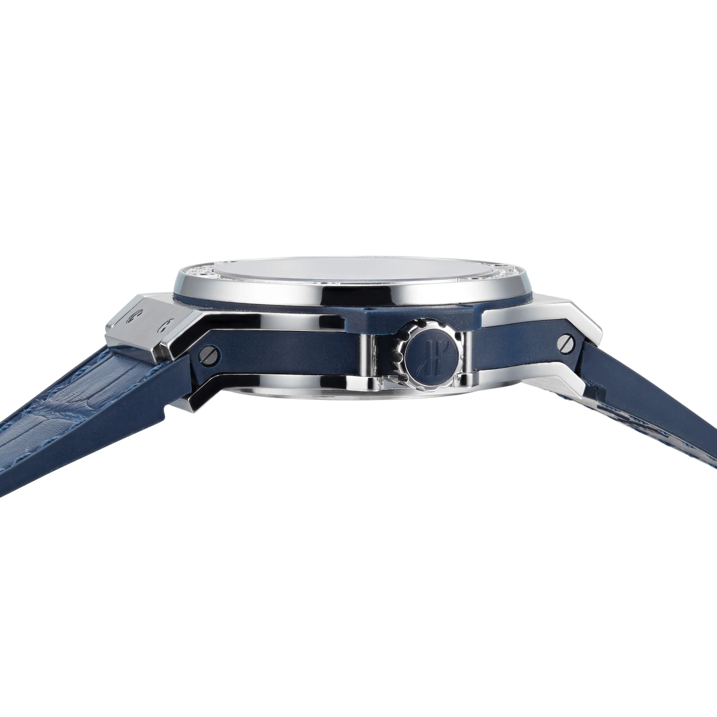 Hublot Big Bang Steel Blue Diamonds Women's
