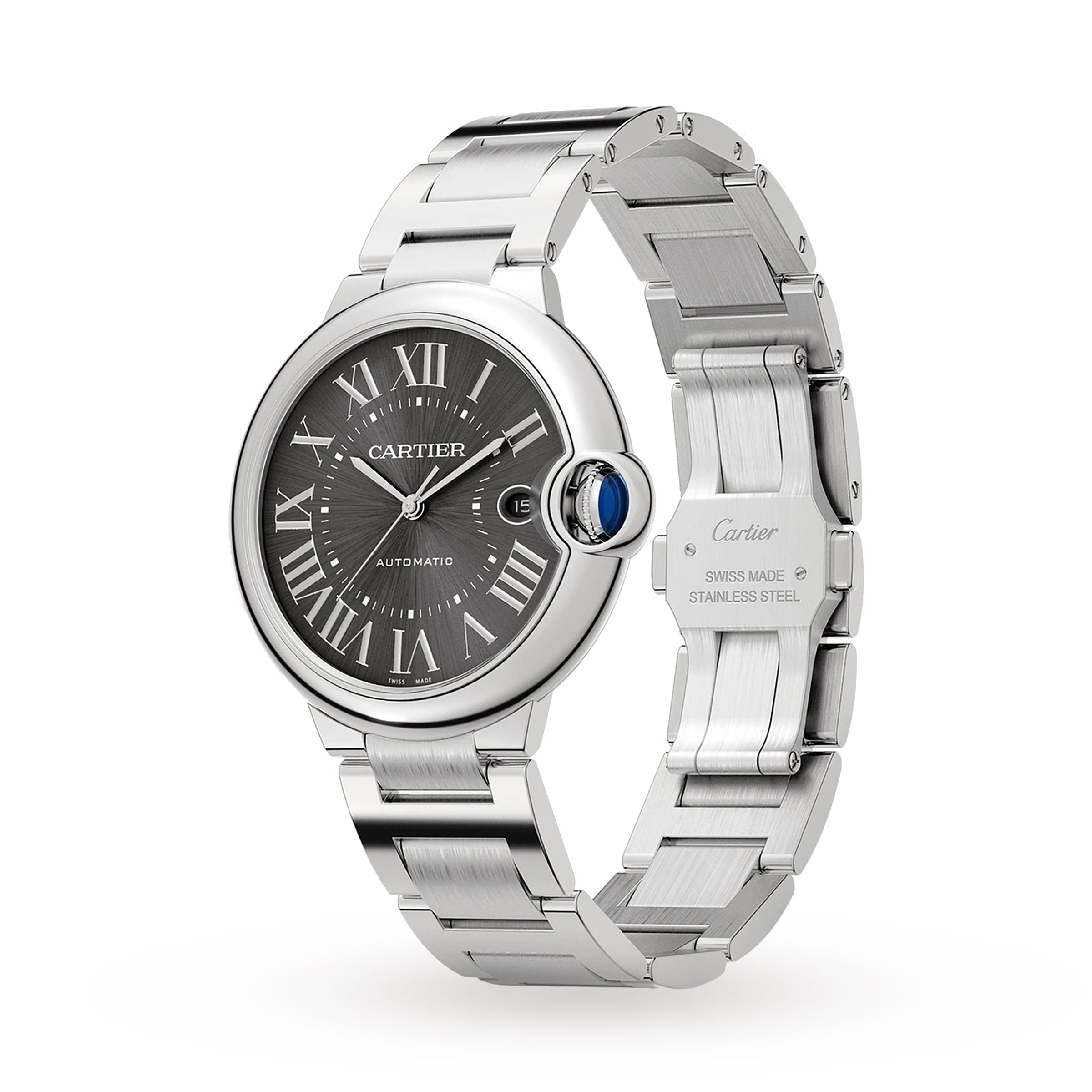 Cartier Ballon Bleu de Cartier watch 40mm, automatic movement, steel-P17311194