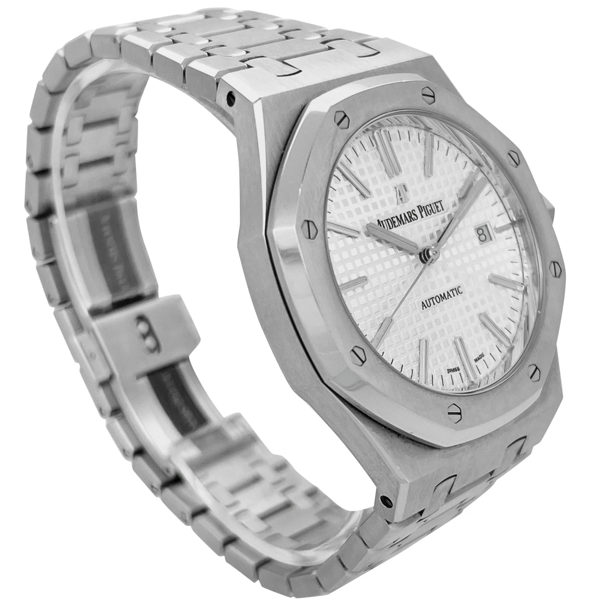Audemars Piguet Royal Oak 41mm Rhodium-toned Dial Titanium Bracelet Men's Watch 15403IP.OO.1220IP.01
