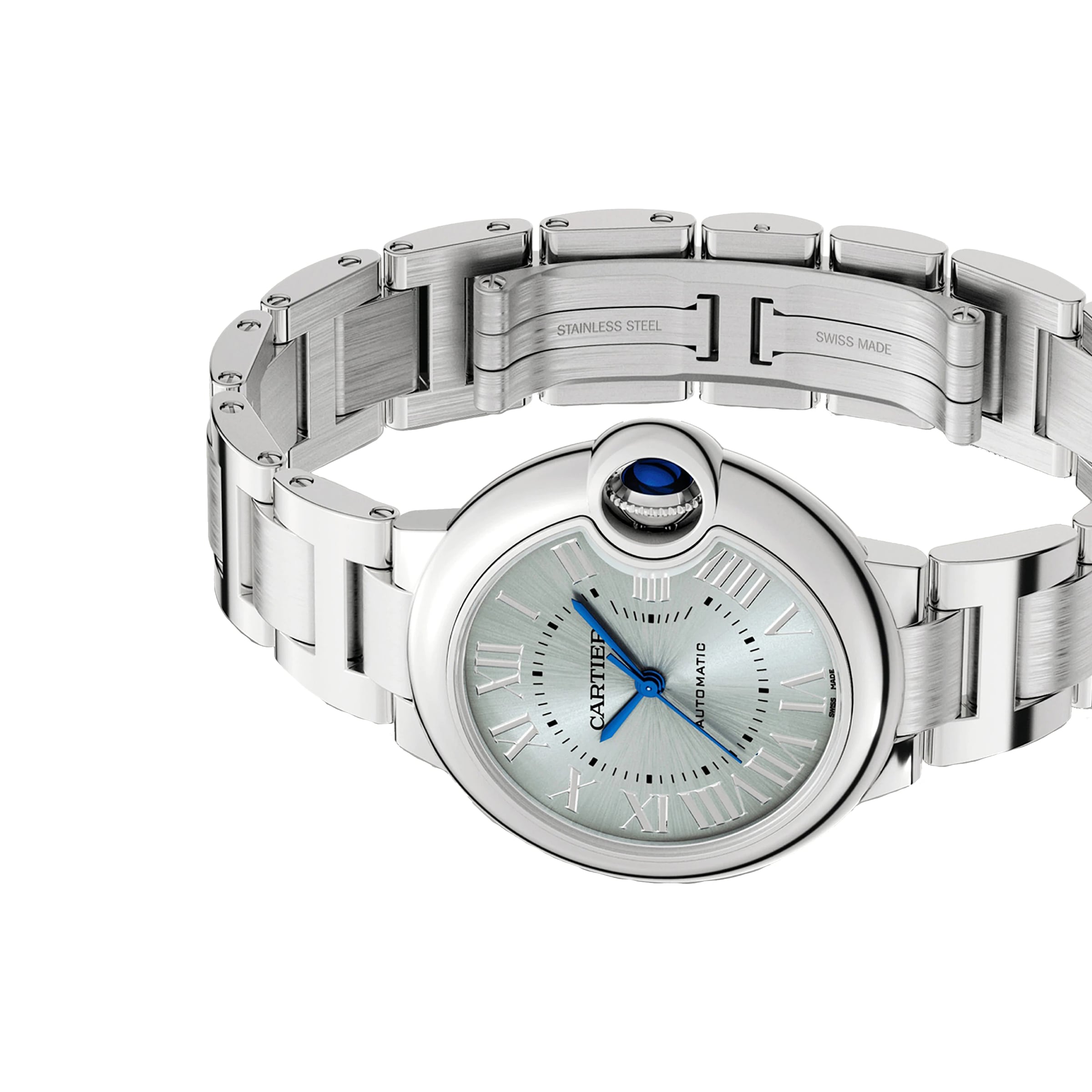 Cartier Ballon Bleu de Cartier watch 33 mm, automatic movement, steel-P17311192