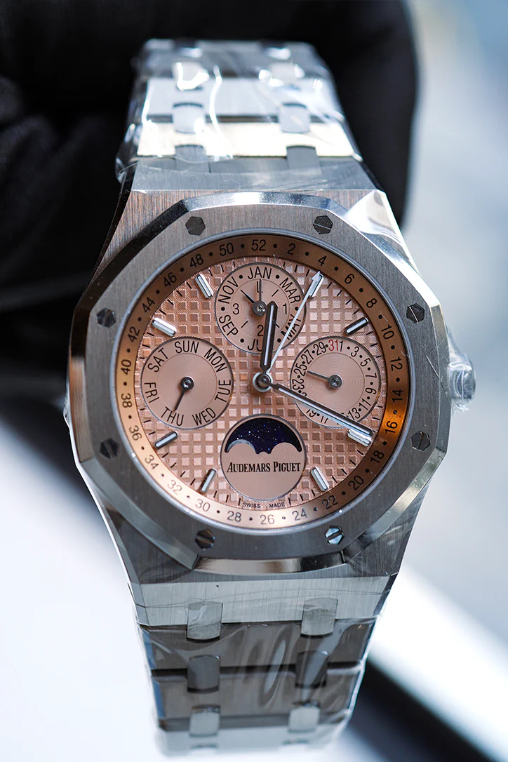 Audemars Piguet Royal Oak 41 Perpetual Calendar Salmon Dial Titanium 26615TI.OO.1220TI.01 DCM