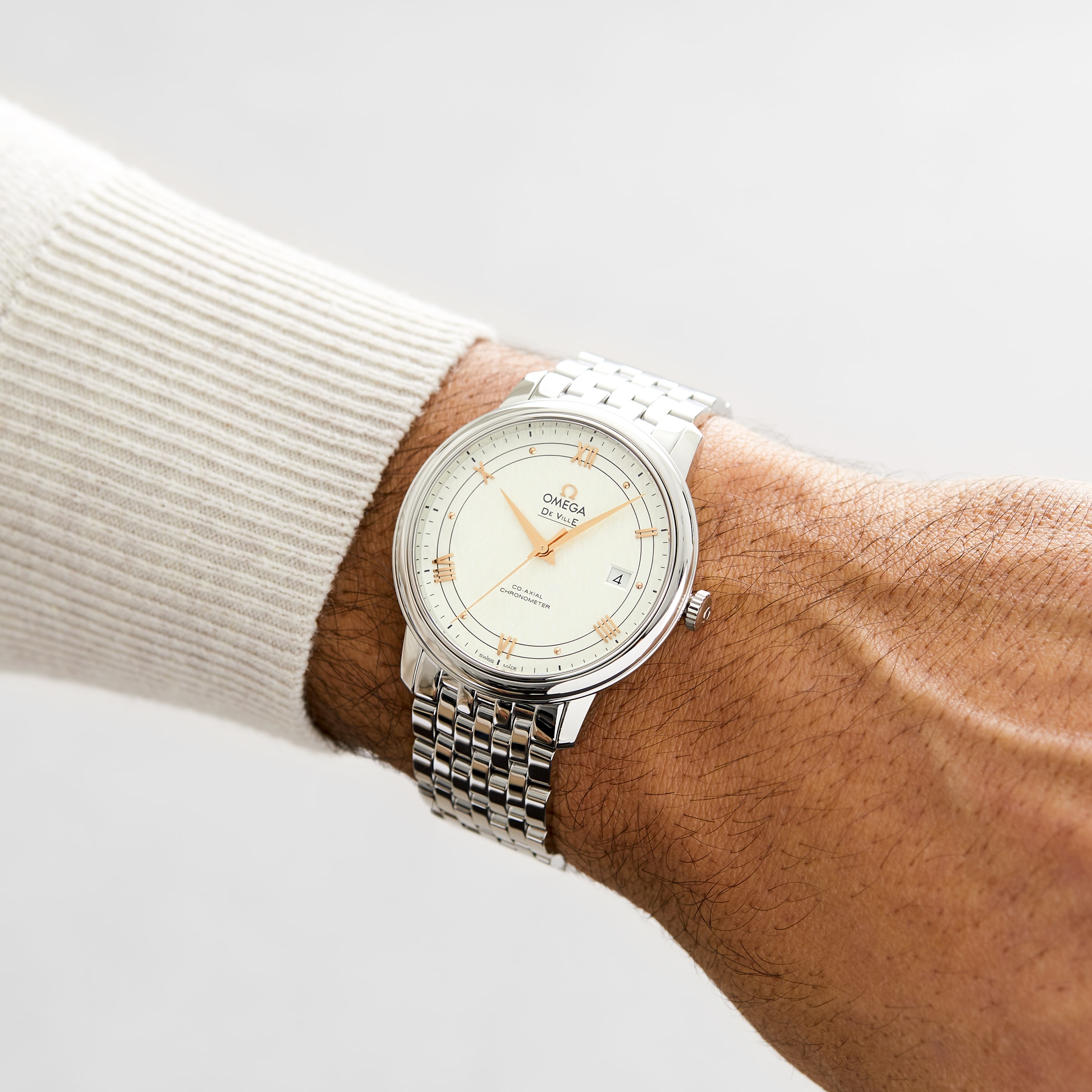 Omega De Ville Prestige Mens 39mm Automatic Co-Axial Date Mens Watch-P17331323