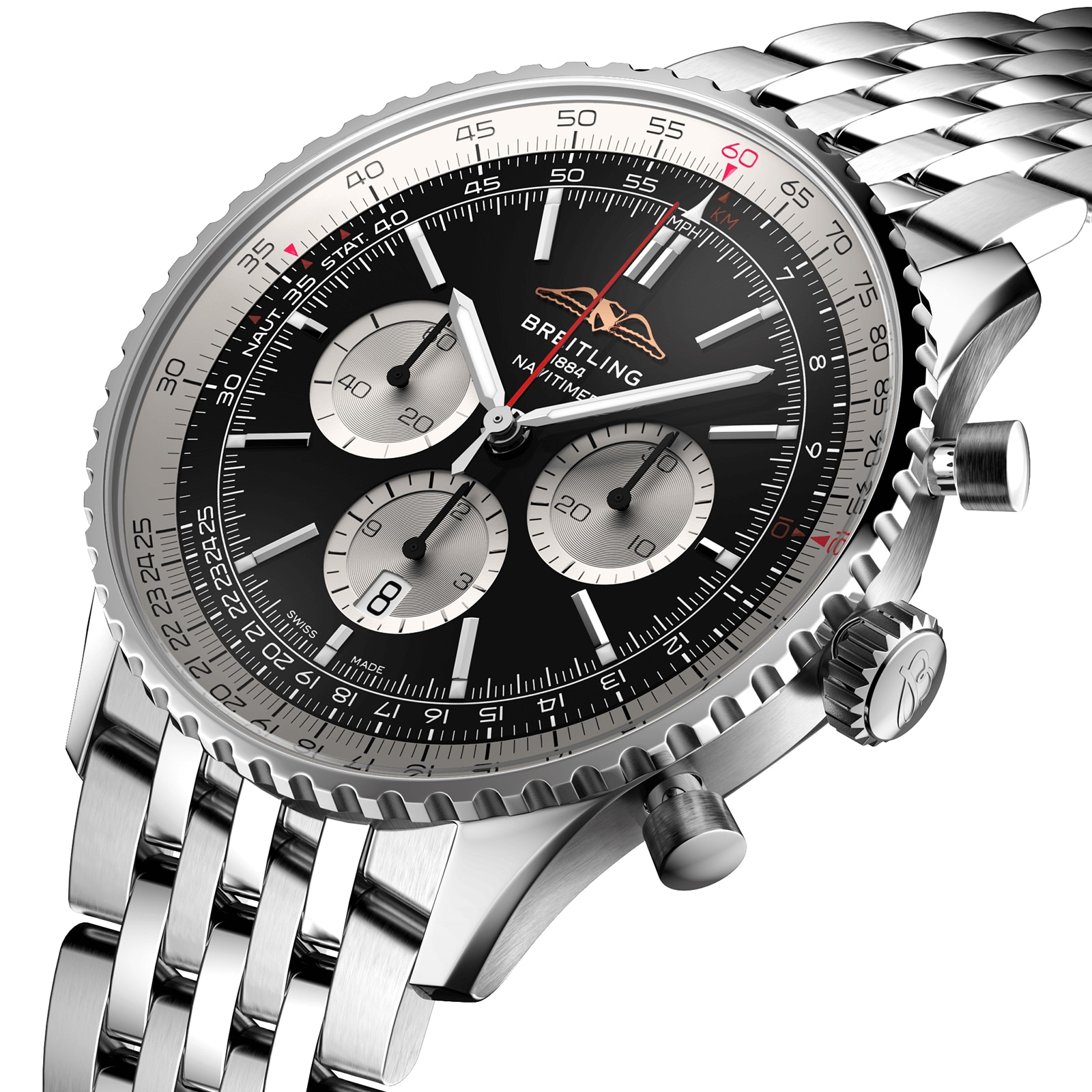 Breitling Navitimer B01 Chronograph 46mm Mens Watch Black-P17532097
