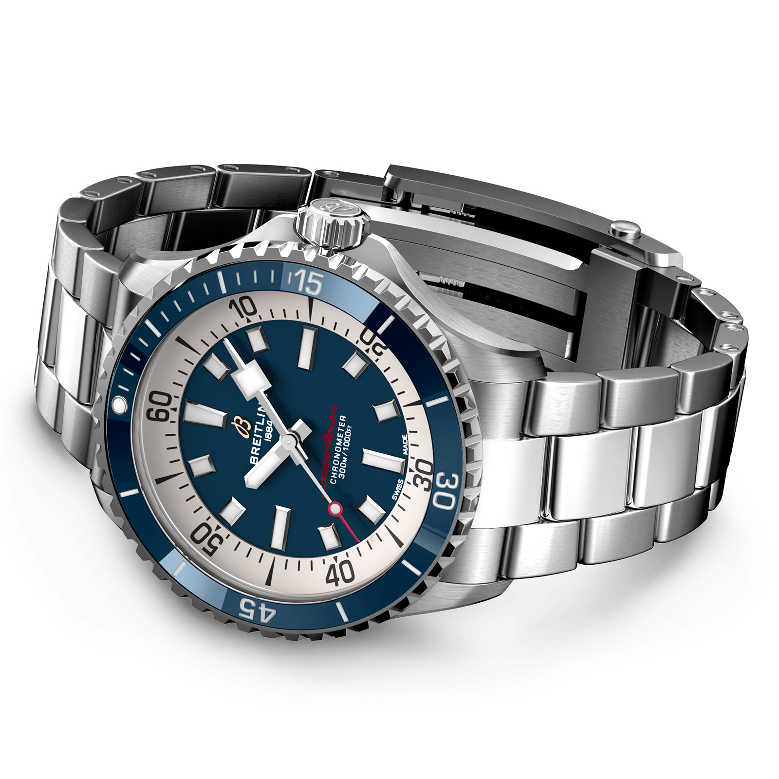Breitling Superocean 42mm Mens Watch Blue-P17532126
