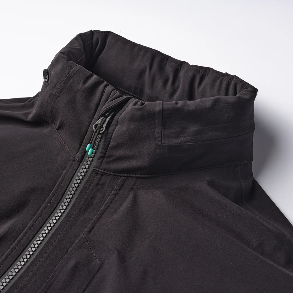 Elements Jacket with Hood in Black
