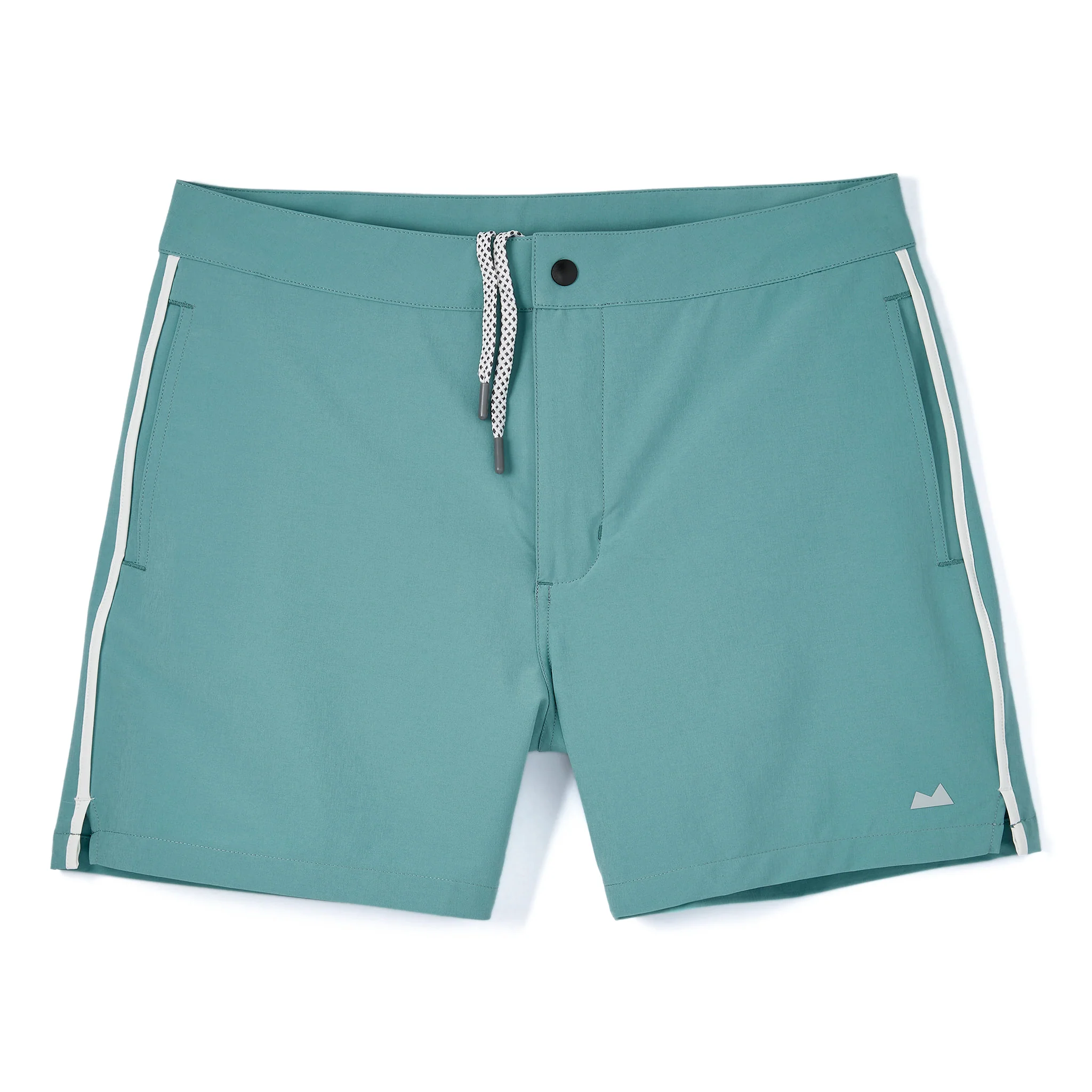 Sutro Swim Trunk in Green Gray