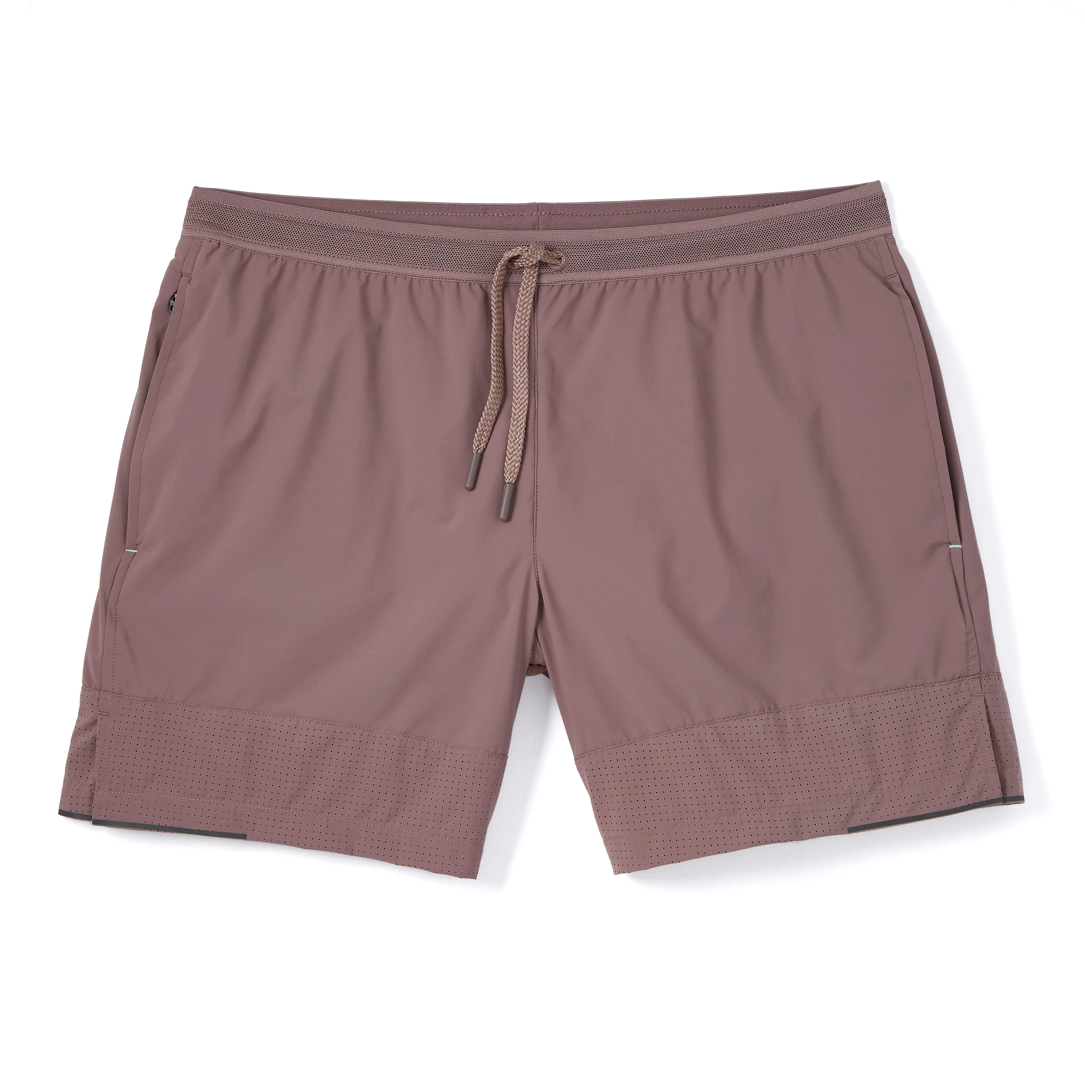 Switchback Short in Plum Gray