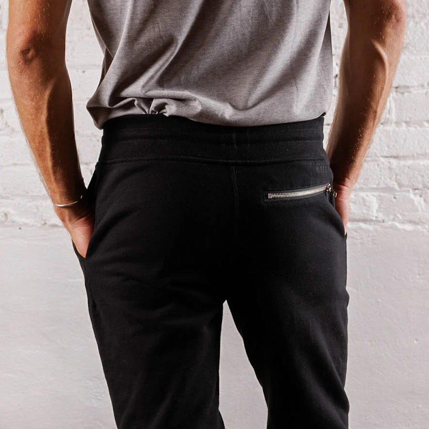 Skyline Heavyweight Fleece Jogger in Black