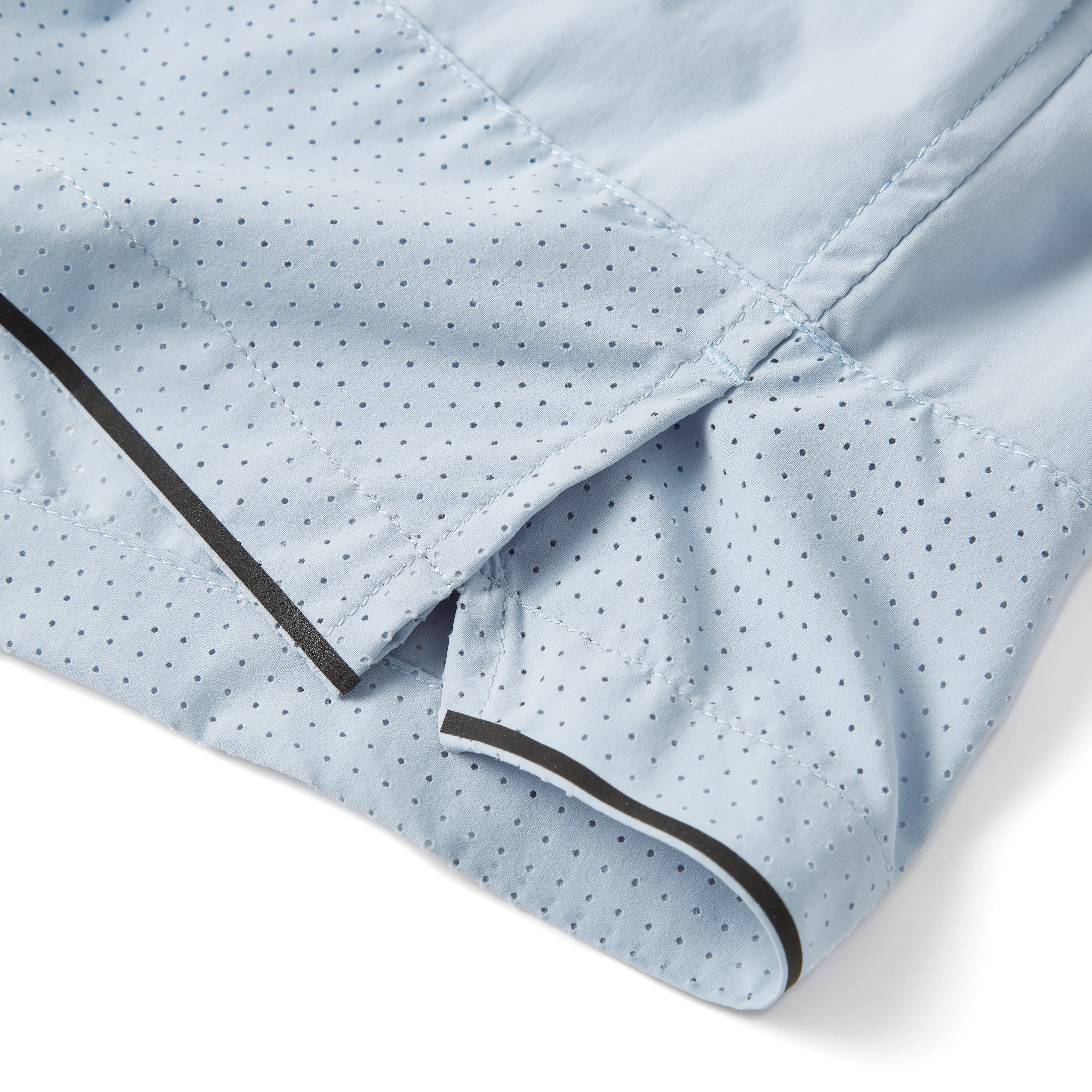 Switchback Short in Blue Fog