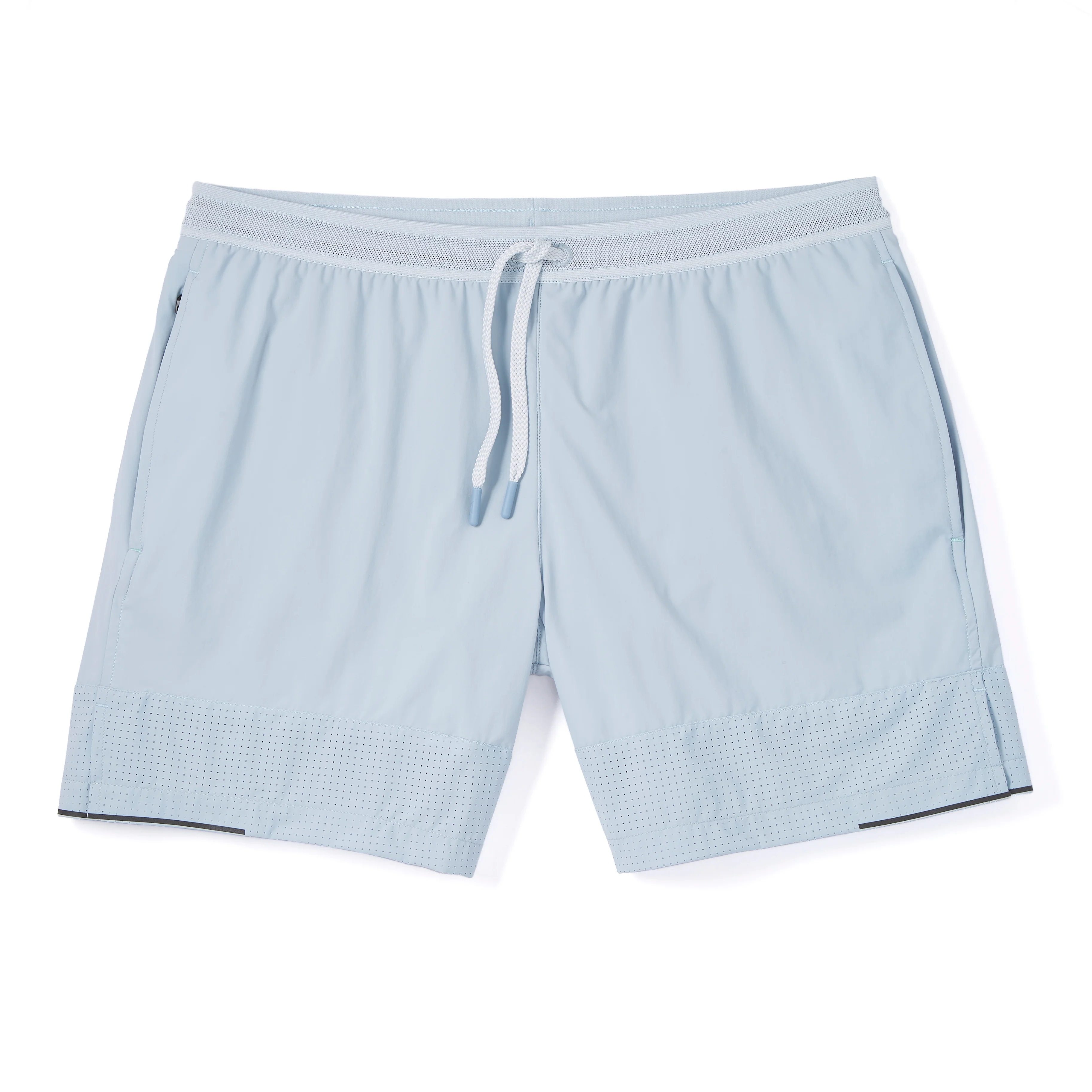 Switchback Short in Blue Fog