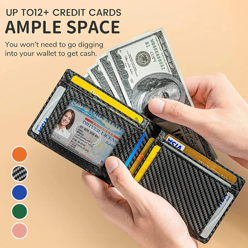🔥Father's Day Sale -60% OFF!-Men's Slim Wallet with RFID Blocking🎁BUY 2 FREE SHIPPING