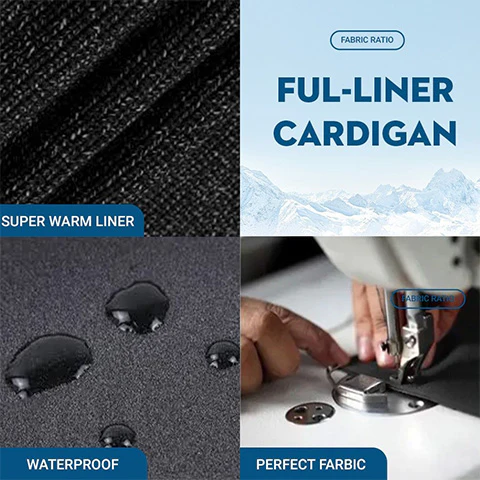 ☃️❄️ Winter Hot Sale 49% OFF 🔥 Men's Fur-lined Fleece High Quality Cardigan