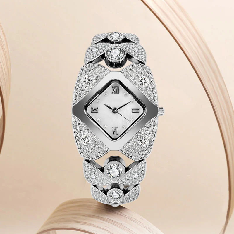 ⏳ Limited time 50% off! 💥Women's Retro Quartz Watch with Sparkling Rhinestones