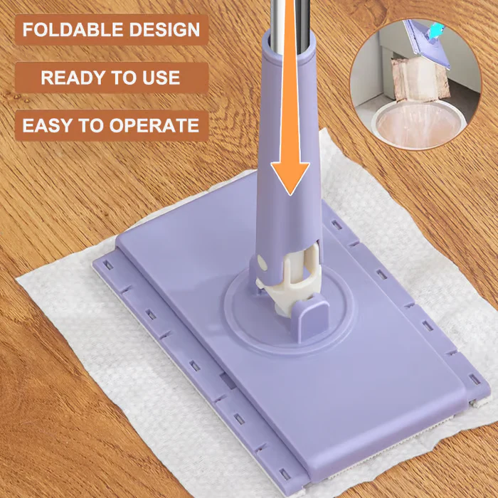 💥HOT SALE💥Automatic wet wipes, cleaning mop【multi-purpose for bedroom, bathroom and kitchen】💞does not dirty hands, very convenient💞
