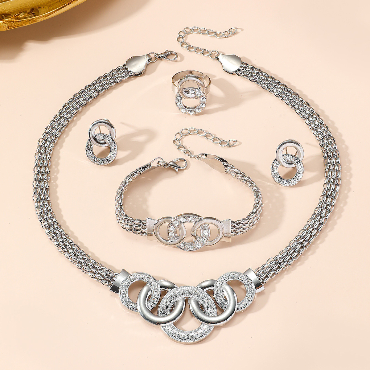 🔥HOT SALE 50% OFF🔥✨ 5-Piece Fashion Jewelry Set – Sparkling Elegance