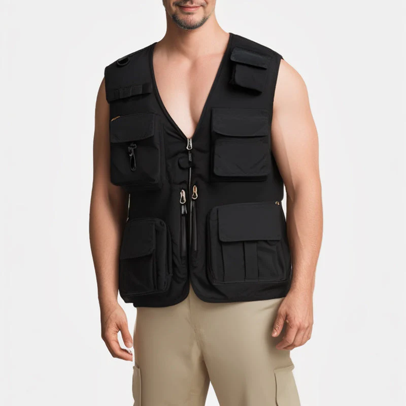 🔥Today 50% off🔥Men's Multi-Pocket Breathable Hiking Vest