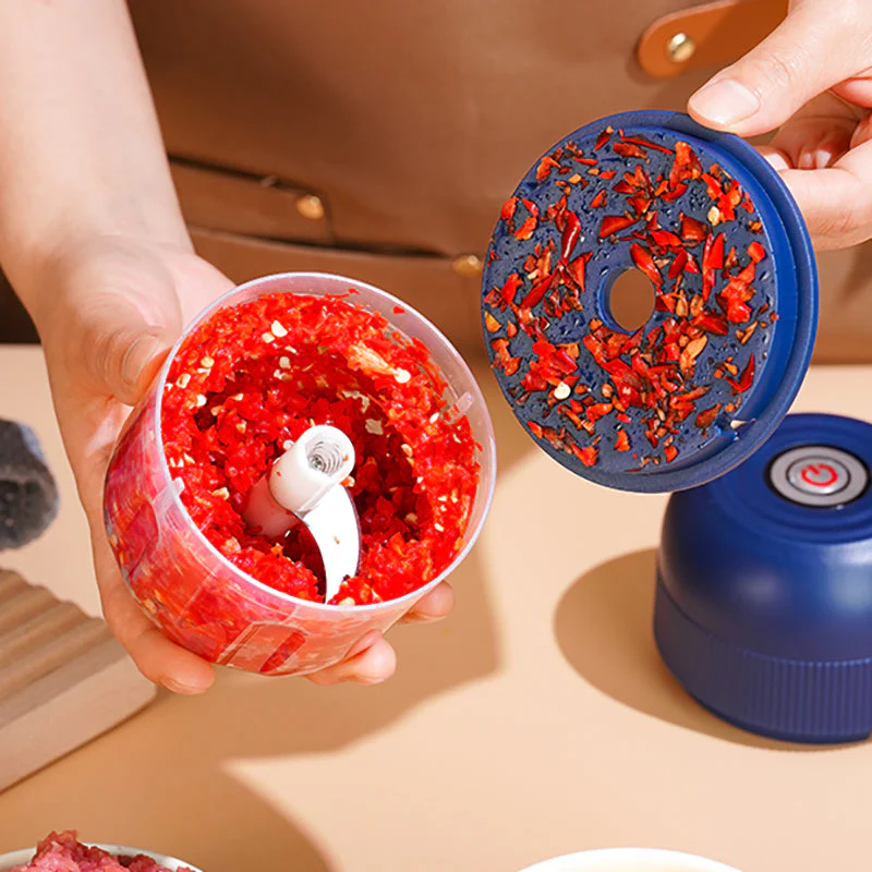 Electric Food Chopper Garlic Crusher