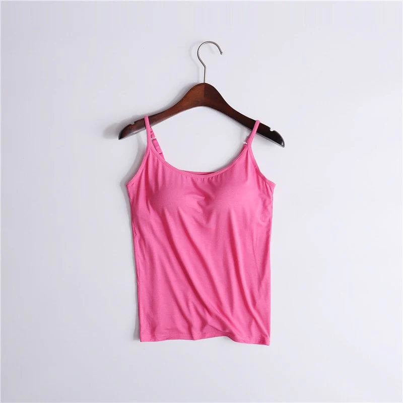 🔥Summer Sale - Tank With Built-In Bra