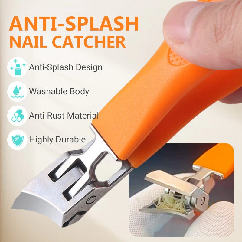 Mother's Day Special - Wide Jaw Splash-proof Angled Nail Clippers