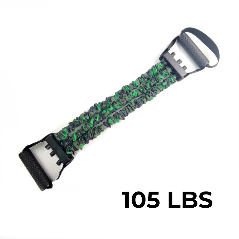 💪3-Way Natural Latex Resistance Band - Full Body Stretching & Strength Training