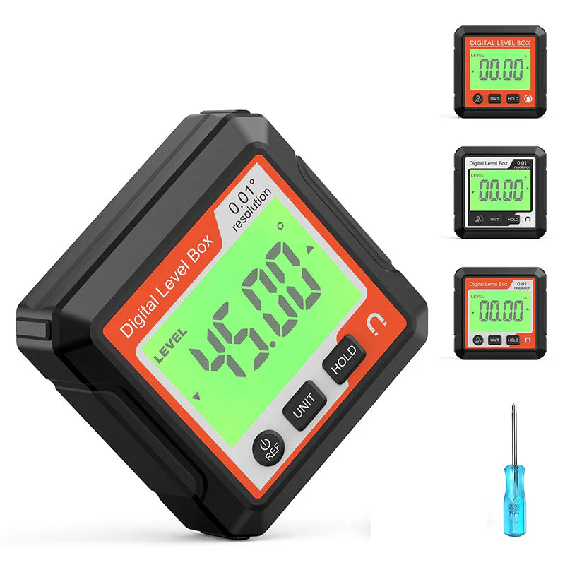 Portable Digital Protractor & Level Tool