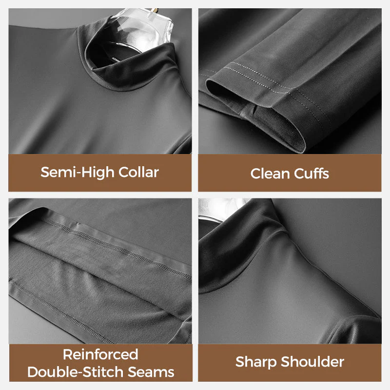 🔥Last Day Sale 49%🔥Men's Mercerized Cotton Stretch Warm And Comfortable Base Layer shirt