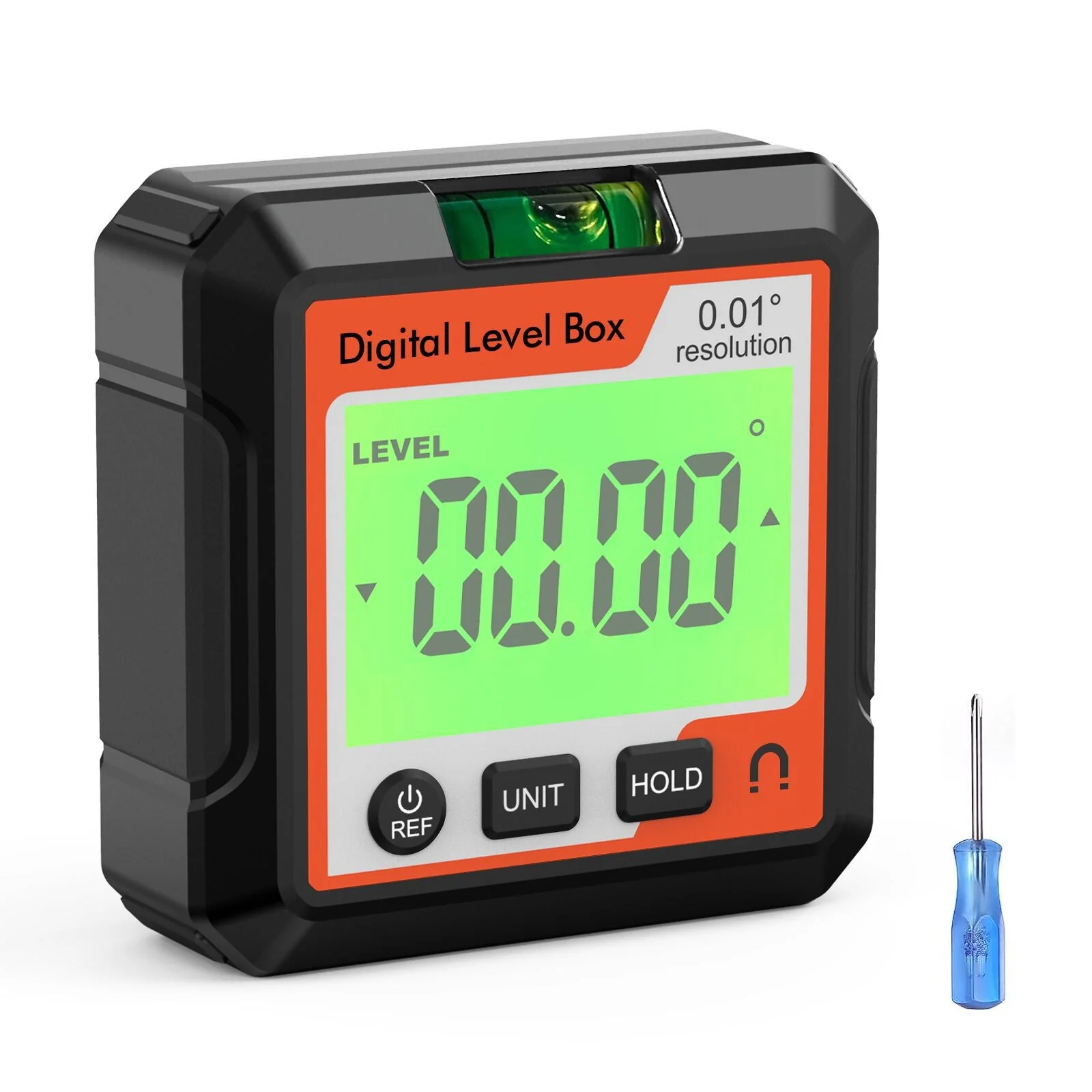 Portable Digital Protractor & Level Tool