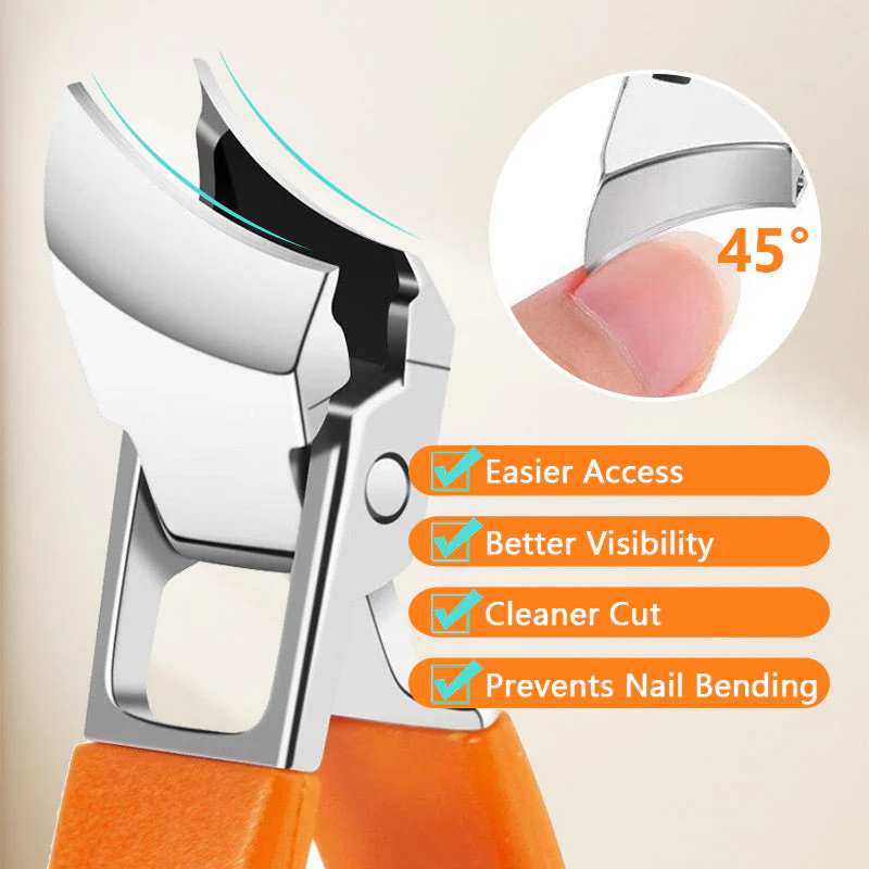 Mother's Day Special - Wide Jaw Splash-proof Angled Nail Clippers