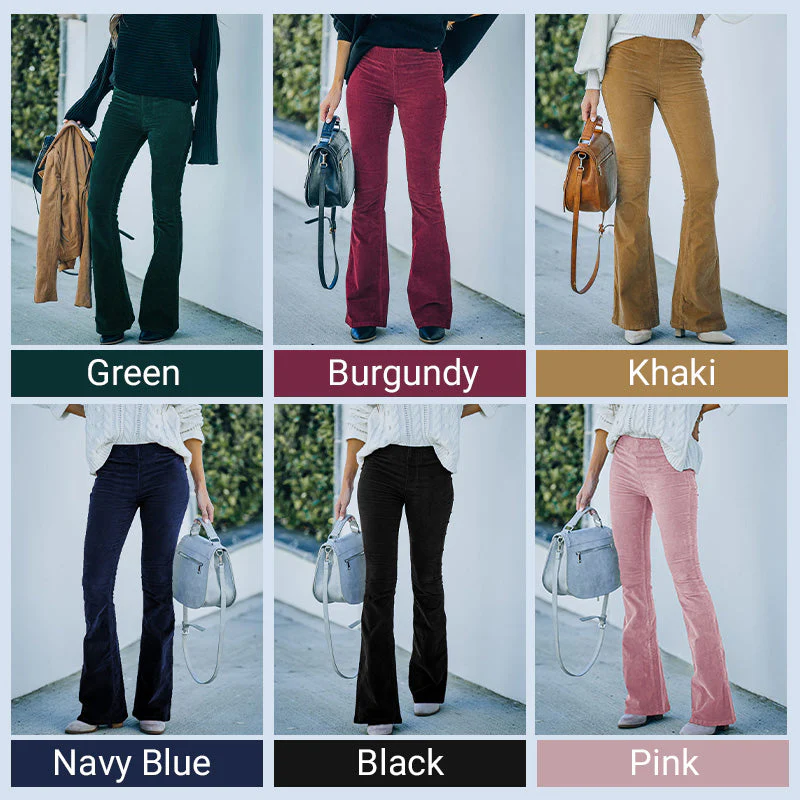 🔥Last Day Sale 49%🔥Women's High Waisted Slim Fit Flared Pants