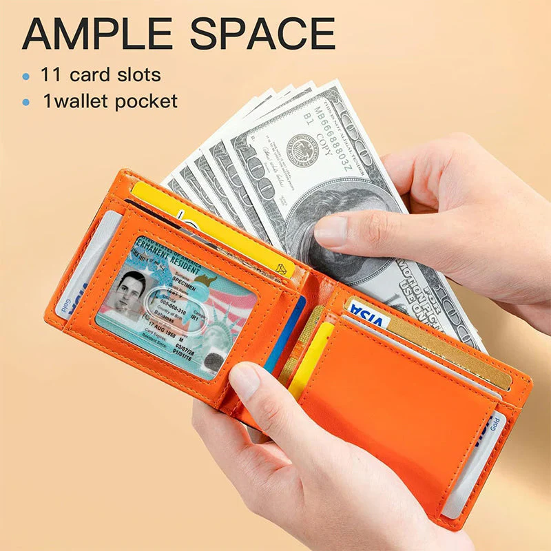 🔥Father's Day Sale -60% OFF!-Men's Slim Wallet with RFID Blocking🎁BUY 2 FREE SHIPPING