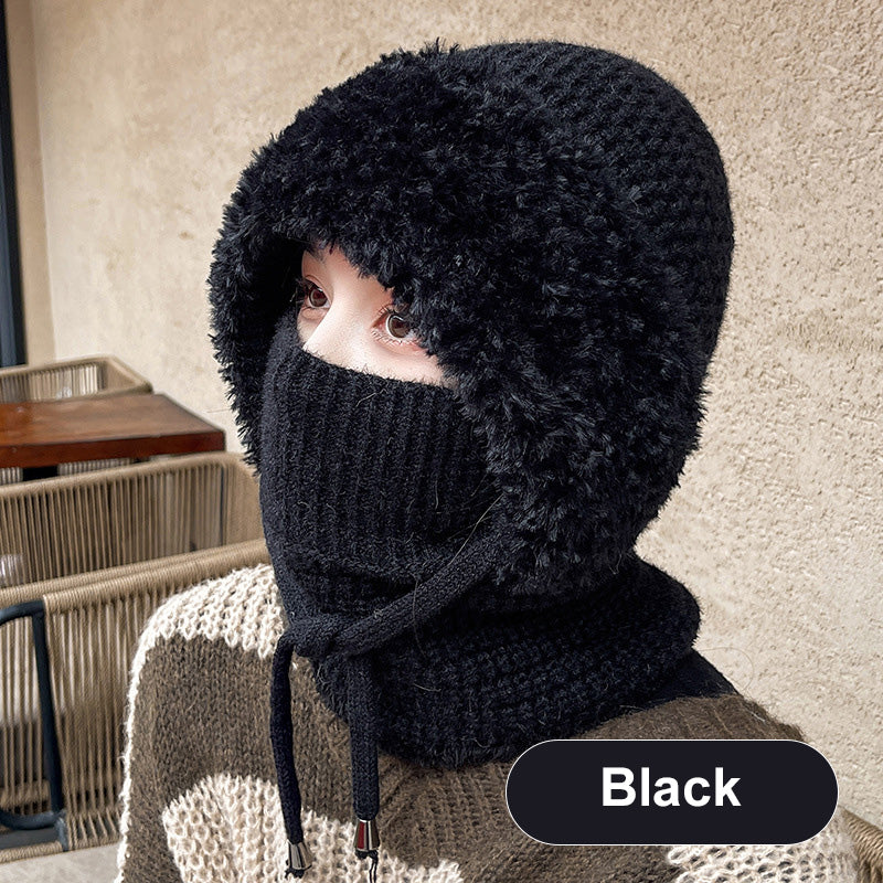 🔥Last Day Sale 49%🔥Women's Winter One-Piece Knitted Beanie Scarf Mask 4-in-1 Balaclava