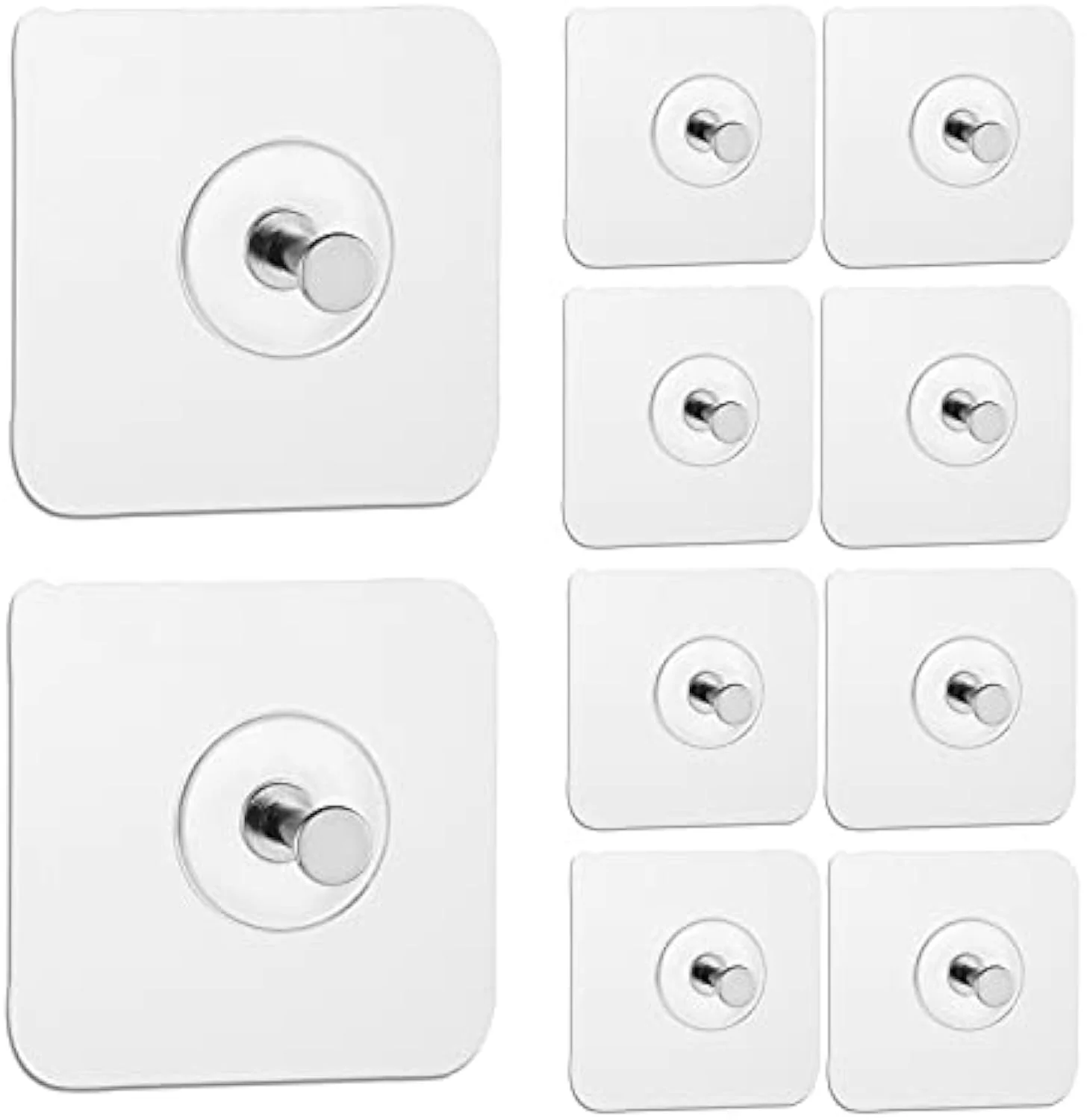 Seamless Adhesive Hooks - Strong & Damage-Free