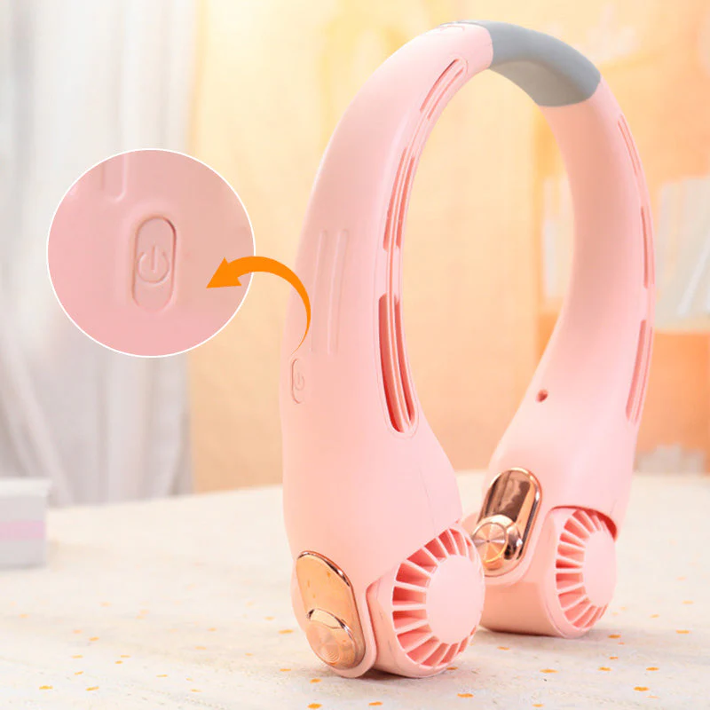 🔥Summer Hot Sale Walking Air Conditioners🌪️Low Noise Portable Neck Fan