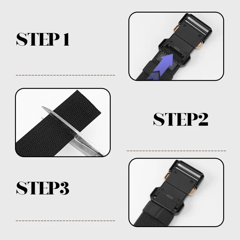 Quick Release Metal Buckle Tactical Belt