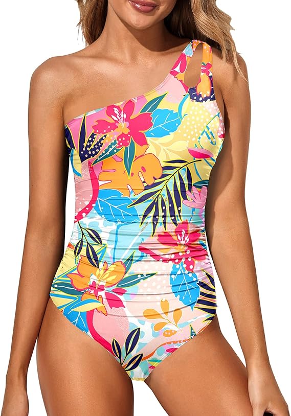 🩱Vacation Sale -50% OFF🏝️ - ✨One Shoulder One Piece Swimsuit