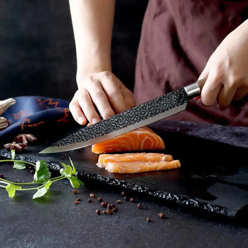 New Year Specials 49% OFF🎁🥰Professional Stainless Steel Kitchen Knife Set（chef's knife, meat knife, utility knife,fruit knife,kitchen scissors, peeler.）