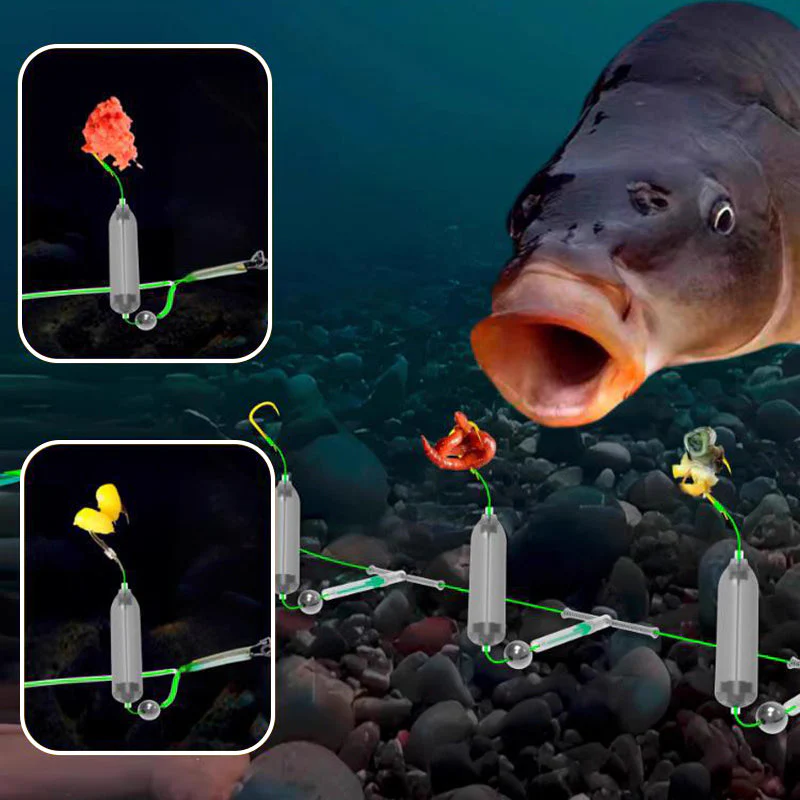 🔥3 Hooks Anti Drift Bottom Fishing Rig