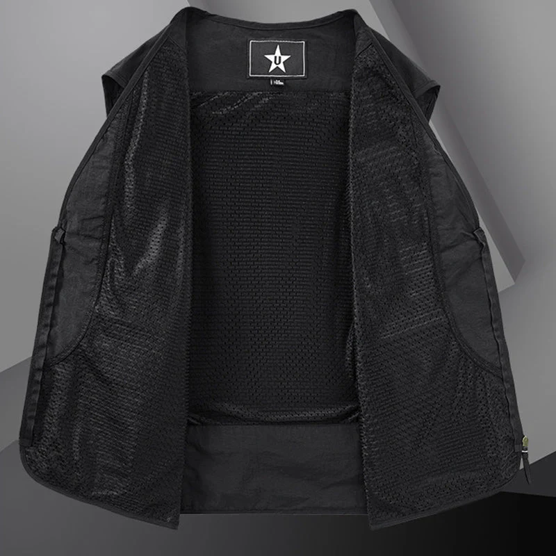⏳ Limited time 50% off! 💥Men's Outdoor Lightweight Breathable Multi-Pocket Vest🔥（The more you buy, the higher the discount）