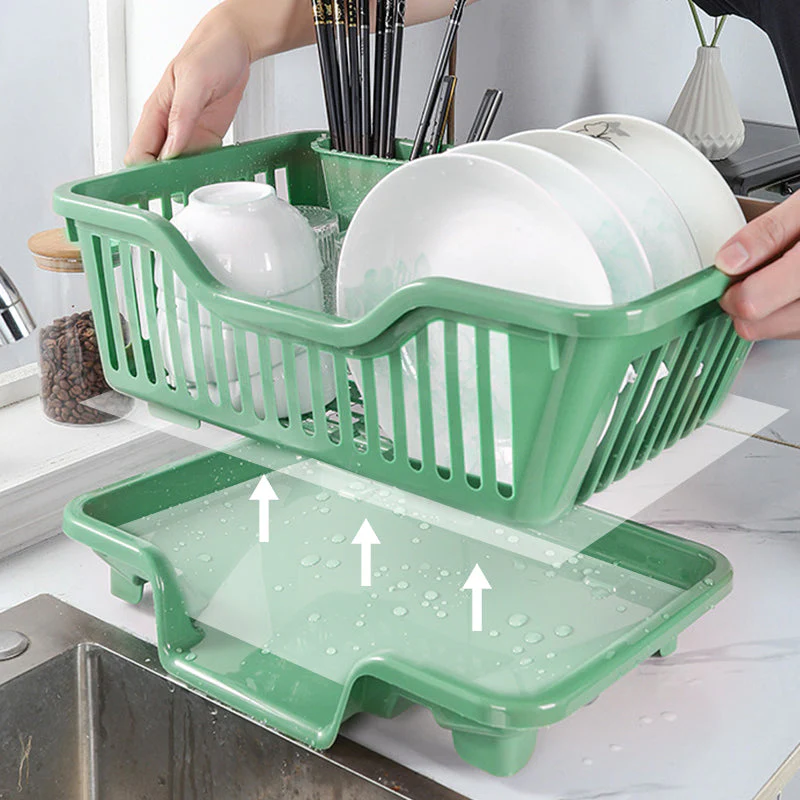 Modernes Geschirr-Abtropfgestell für die Küche