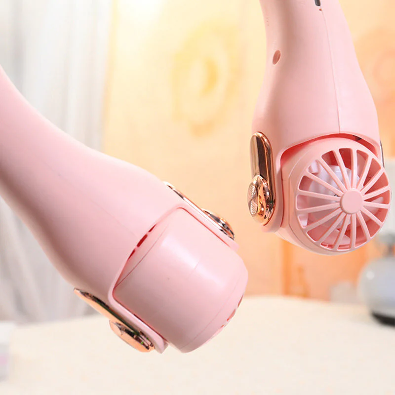 🔥Summer Hot Sale Walking Air Conditioners🌪️Low Noise Portable Neck Fan