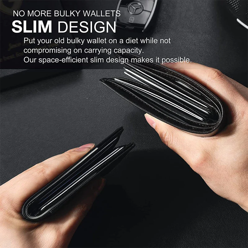 🔥Father's Day Sale -60% OFF!-Men's Slim Wallet with RFID Blocking🎁BUY 2 FREE SHIPPING