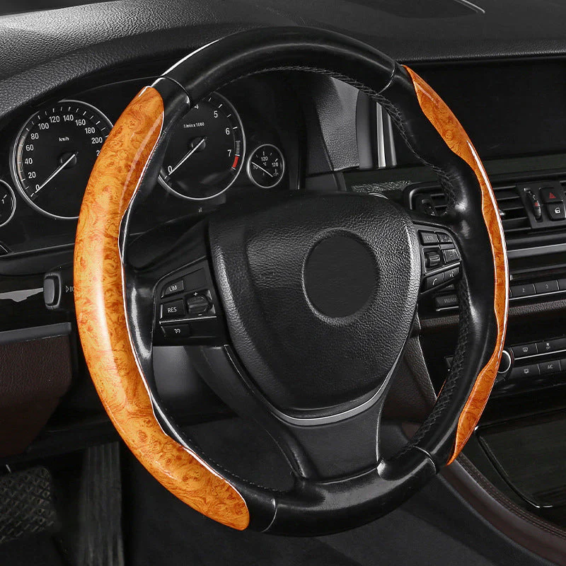 🍃🍃Carbon Fiber Pattern Laser Ultra-thin Non-slip Universal Car Steering Wheel Cover