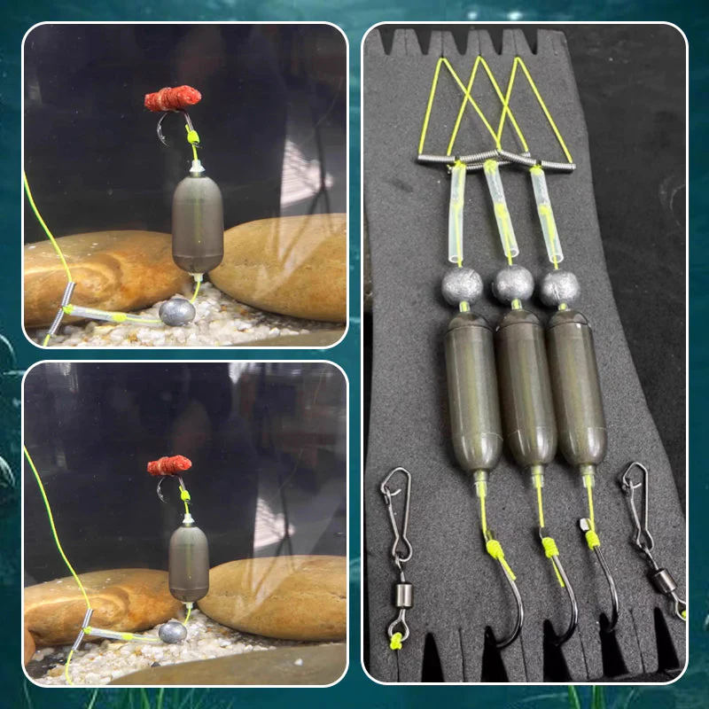 🔥3 Hooks Anti Drift Bottom Fishing Rig