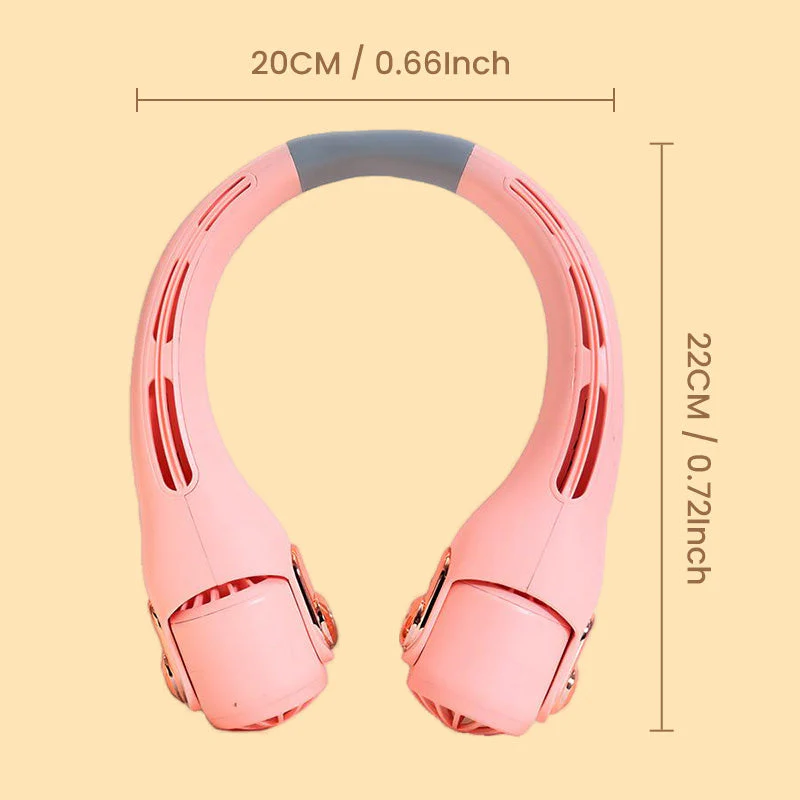 🔥Summer Hot Sale Walking Air Conditioners🌪️Low Noise Portable Neck Fan